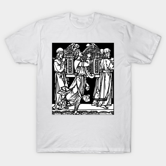 Ark of the Covenant w/ Dancing King David T-Shirt by DeoGratias